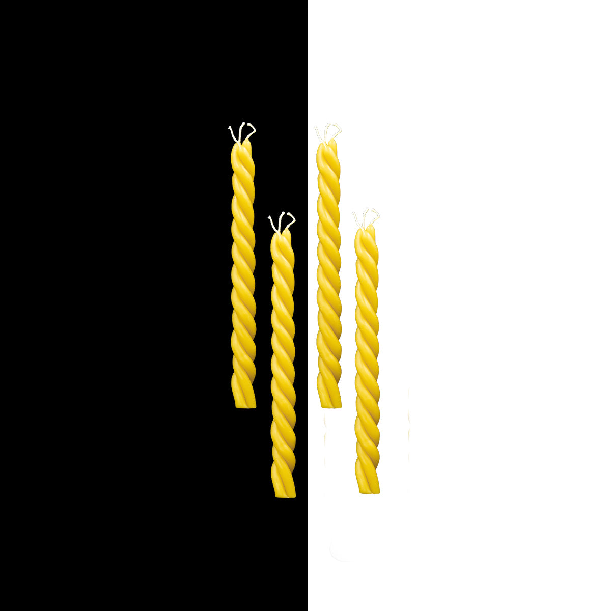 THE BRAIDED BEESWAX CANDLE SET