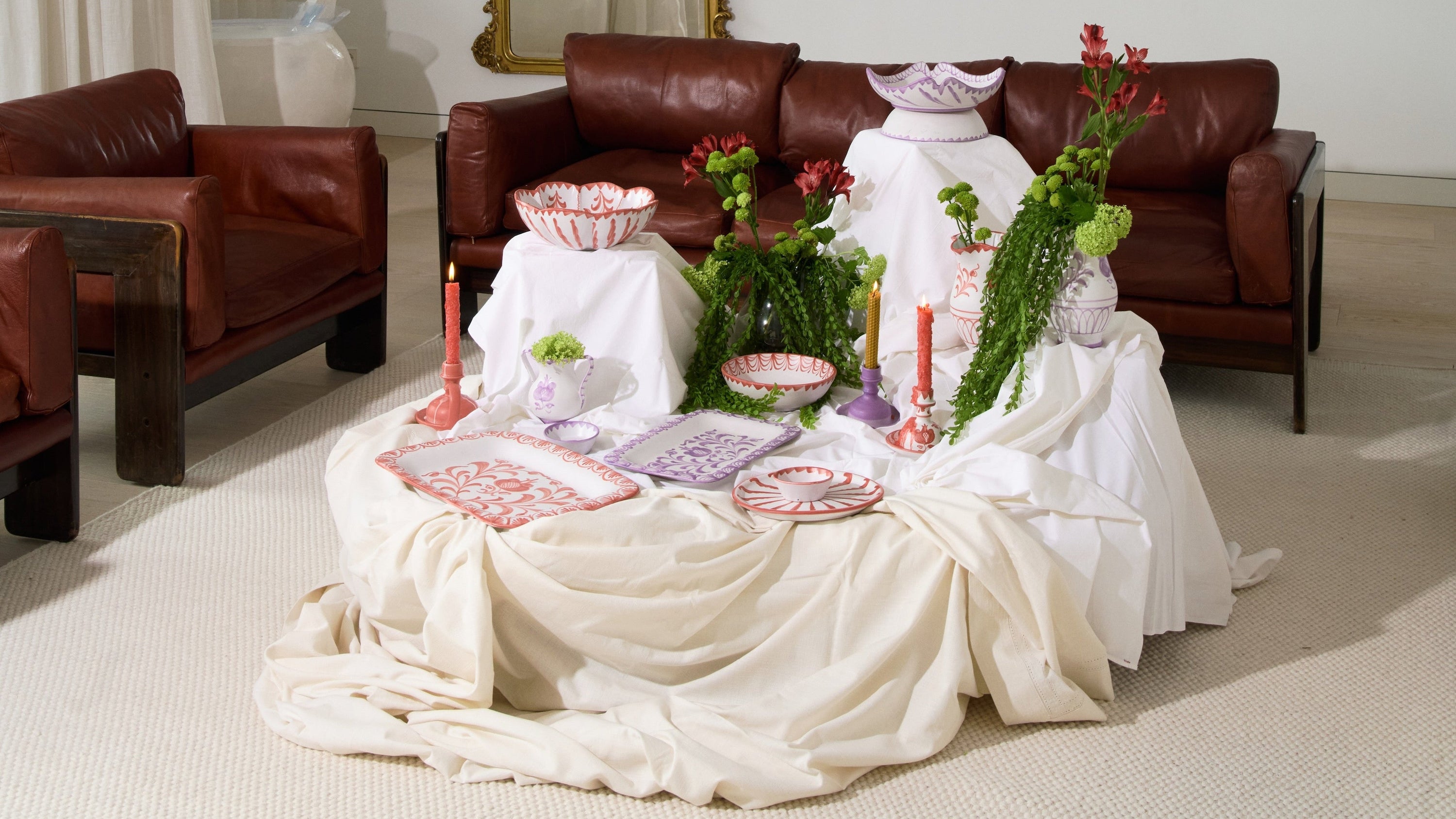 Spring is Here. Tableware ready for Spring.