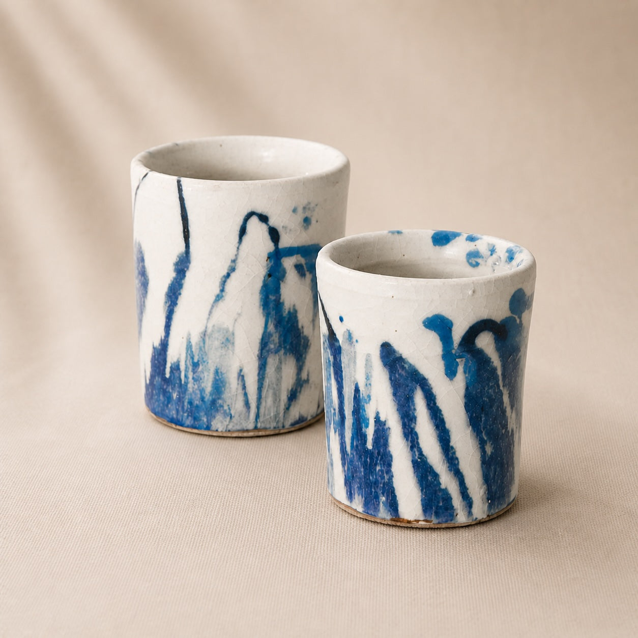 THE MARBLED CUP, SET OF 2