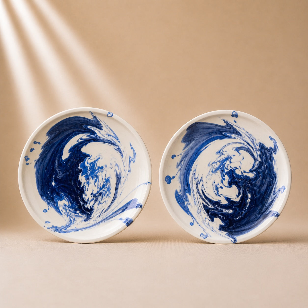 THE MARBLED DINNER PLATE, SET OF 2