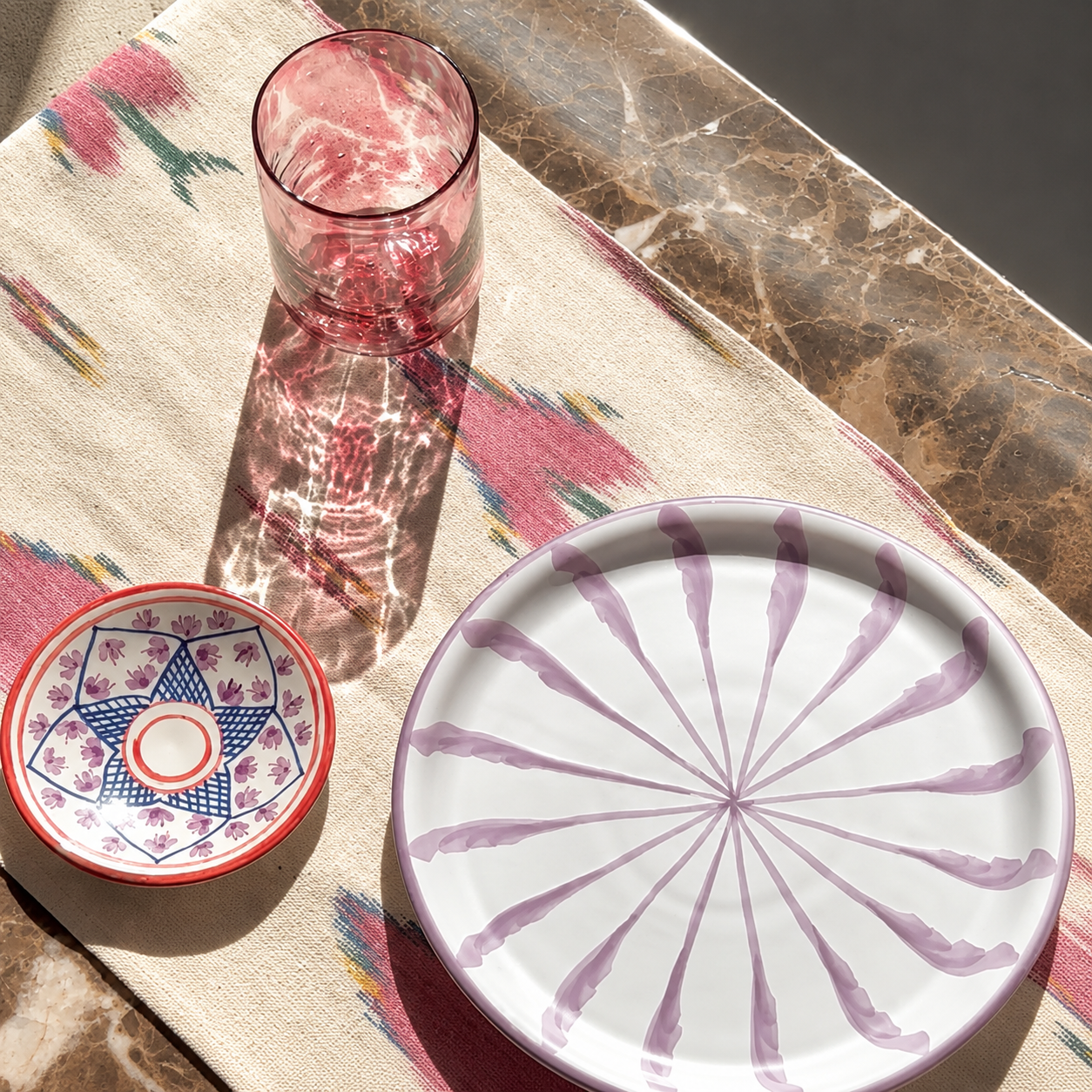THE CANDY CANE SIDE PLATE, SET OF 4