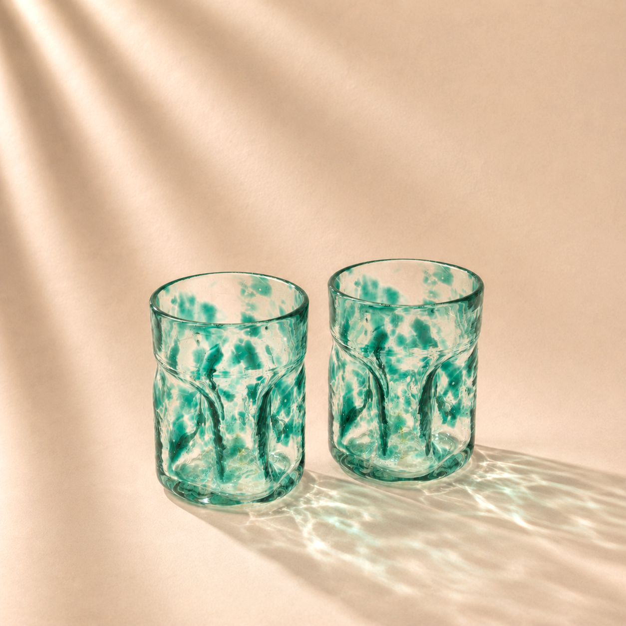 THE DEFLATED GLASS, SET OF 2