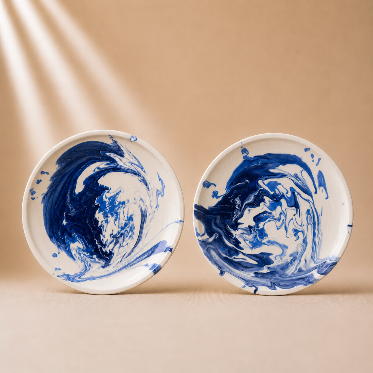 THE MARBLED DINNER PLATE, SET OF 2
