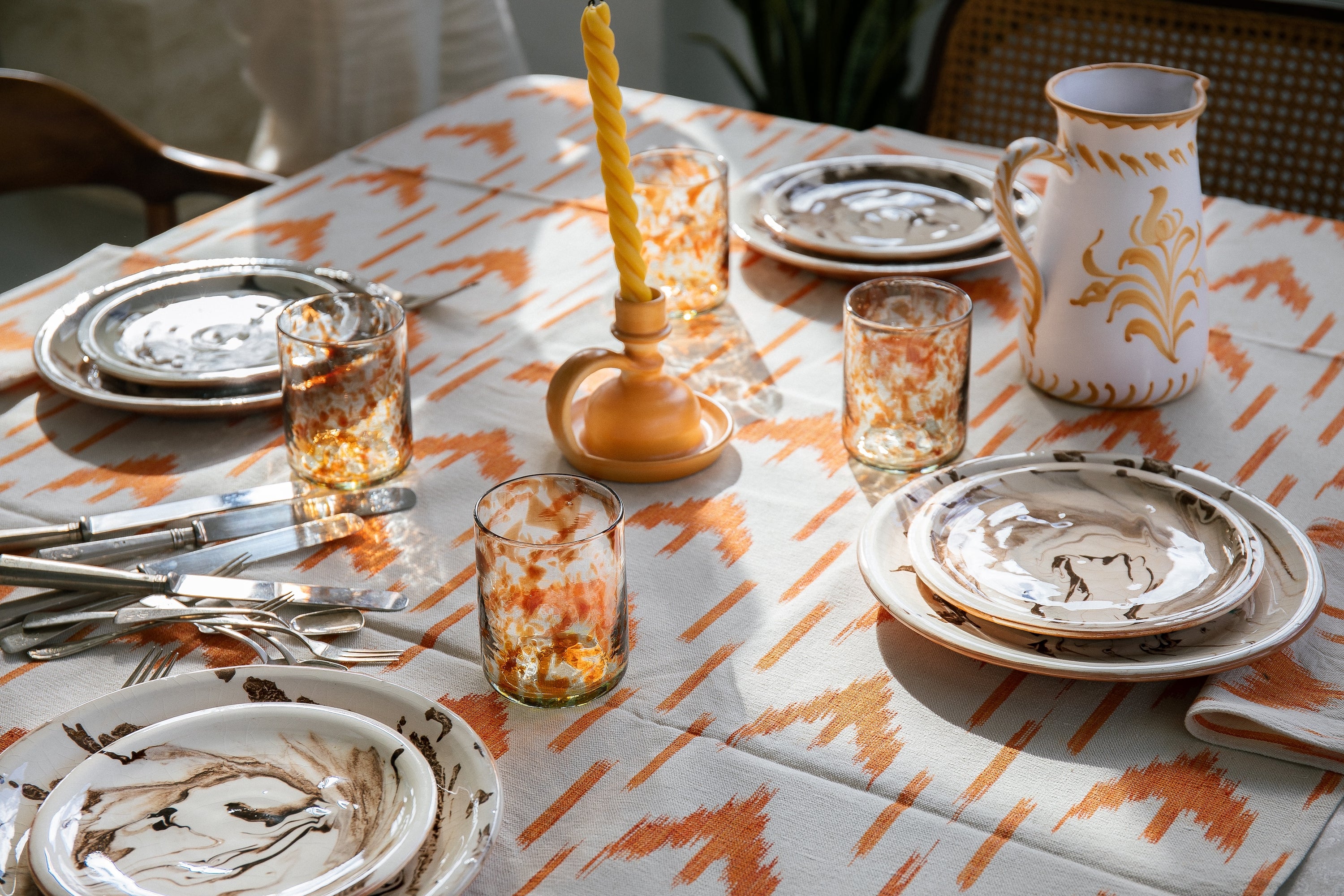 THE SPOTTED GLASS, SET OF 4