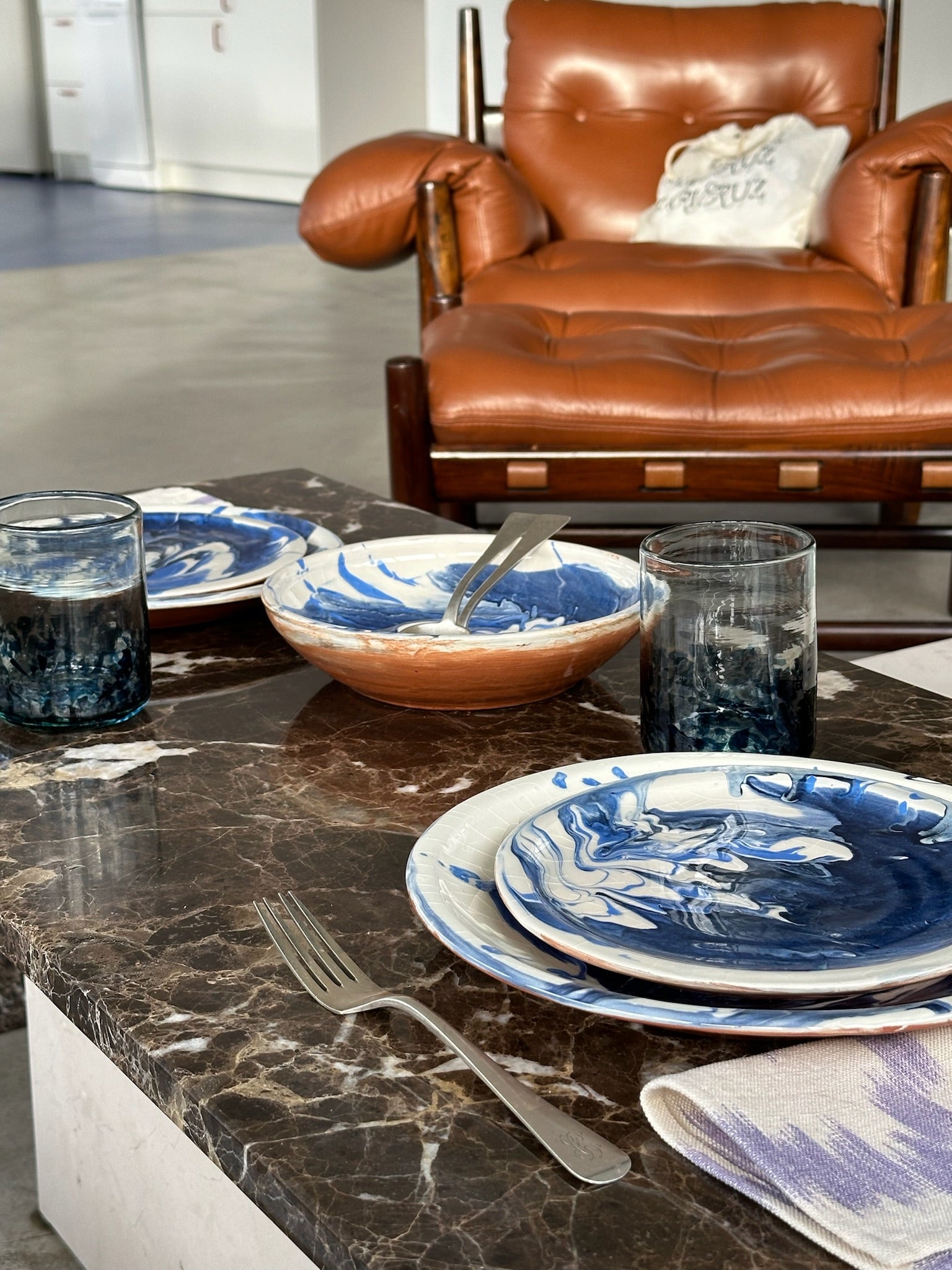 THE MARBLED DINNER PLATE, SET OF 2