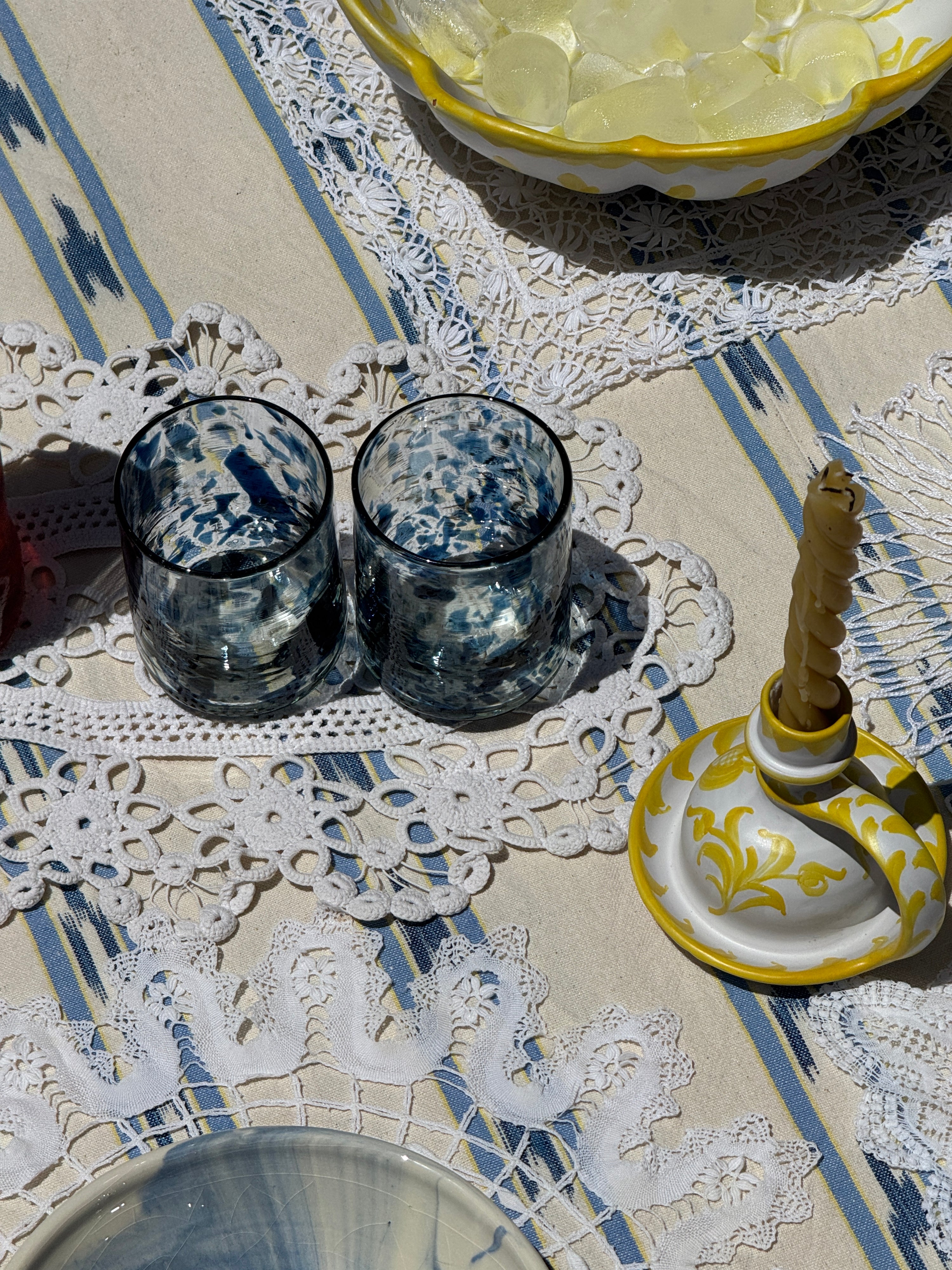 THE SPOTTED GLASS, SET OF 4