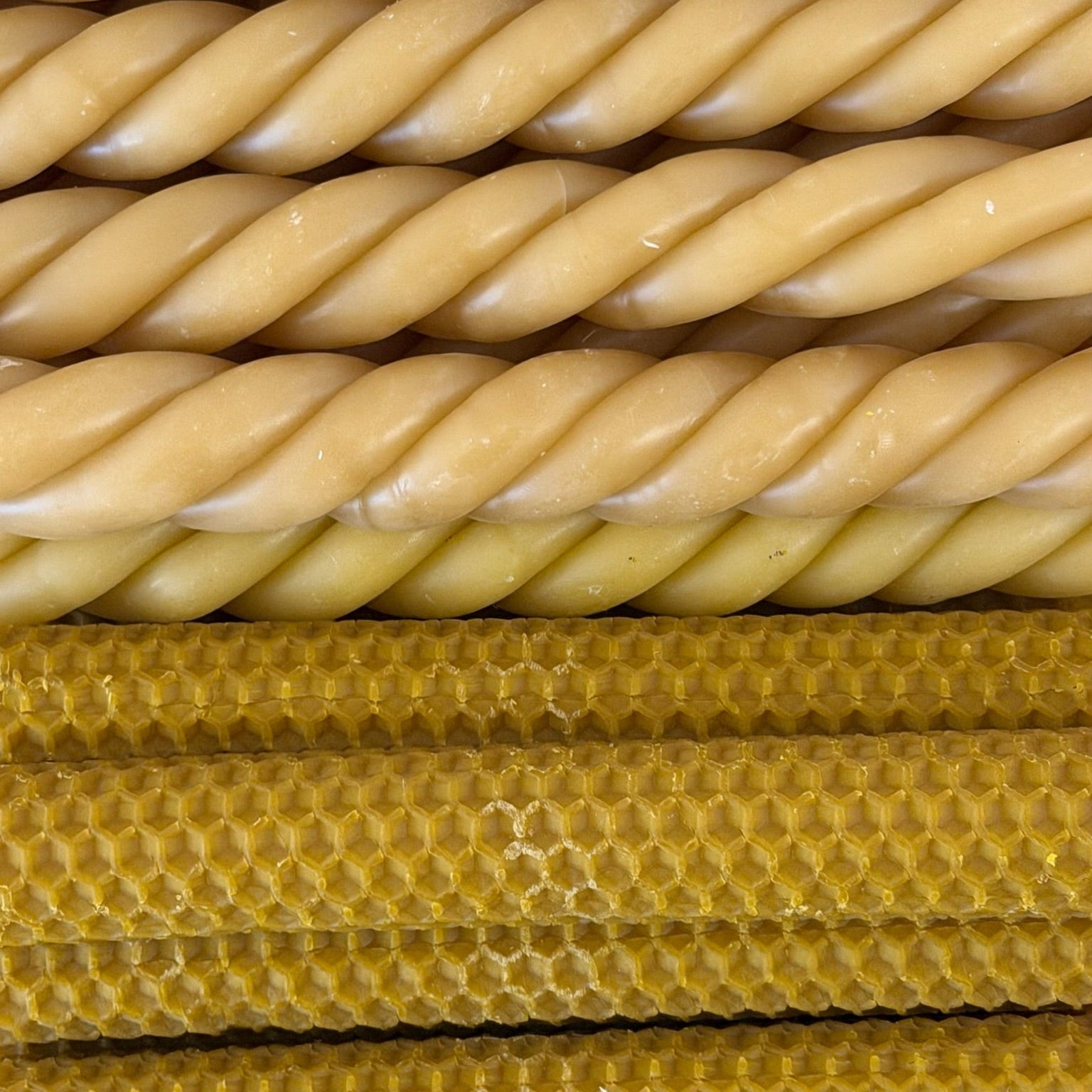Close-up of twisted rope and honeycomb pattern -LIFESTYLE