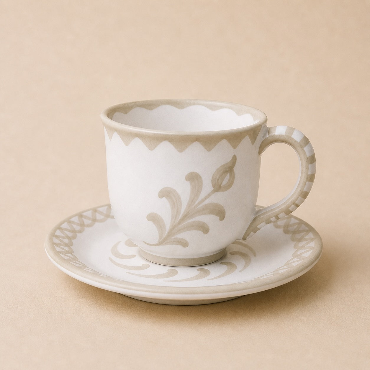 The Café con Leche Mug & Saucer Set
