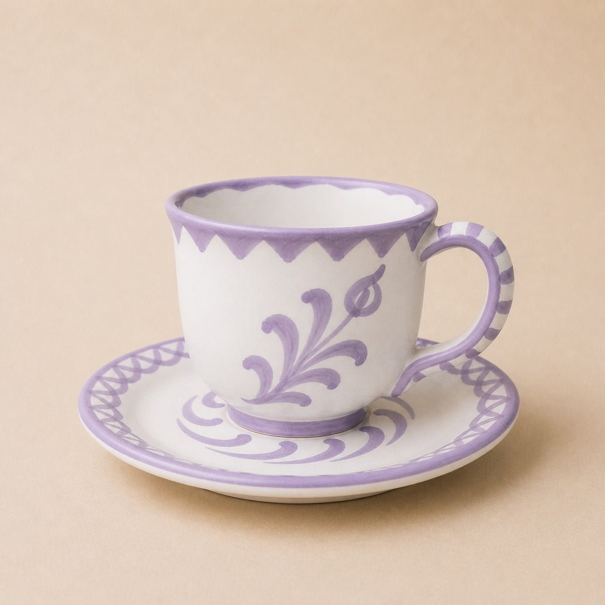 The Café con Leche Mug & Saucer Set
