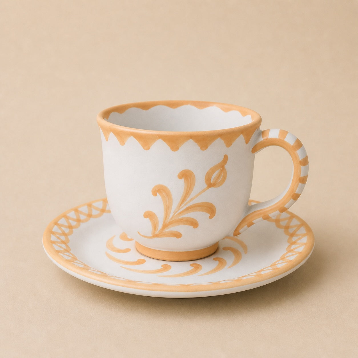The Café con Leche Mug & Saucer Set
