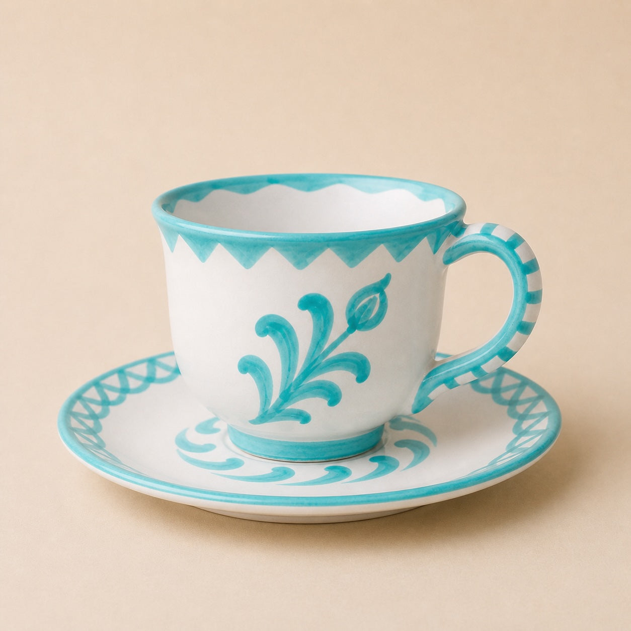 The Café con Leche Mug & Saucer Set