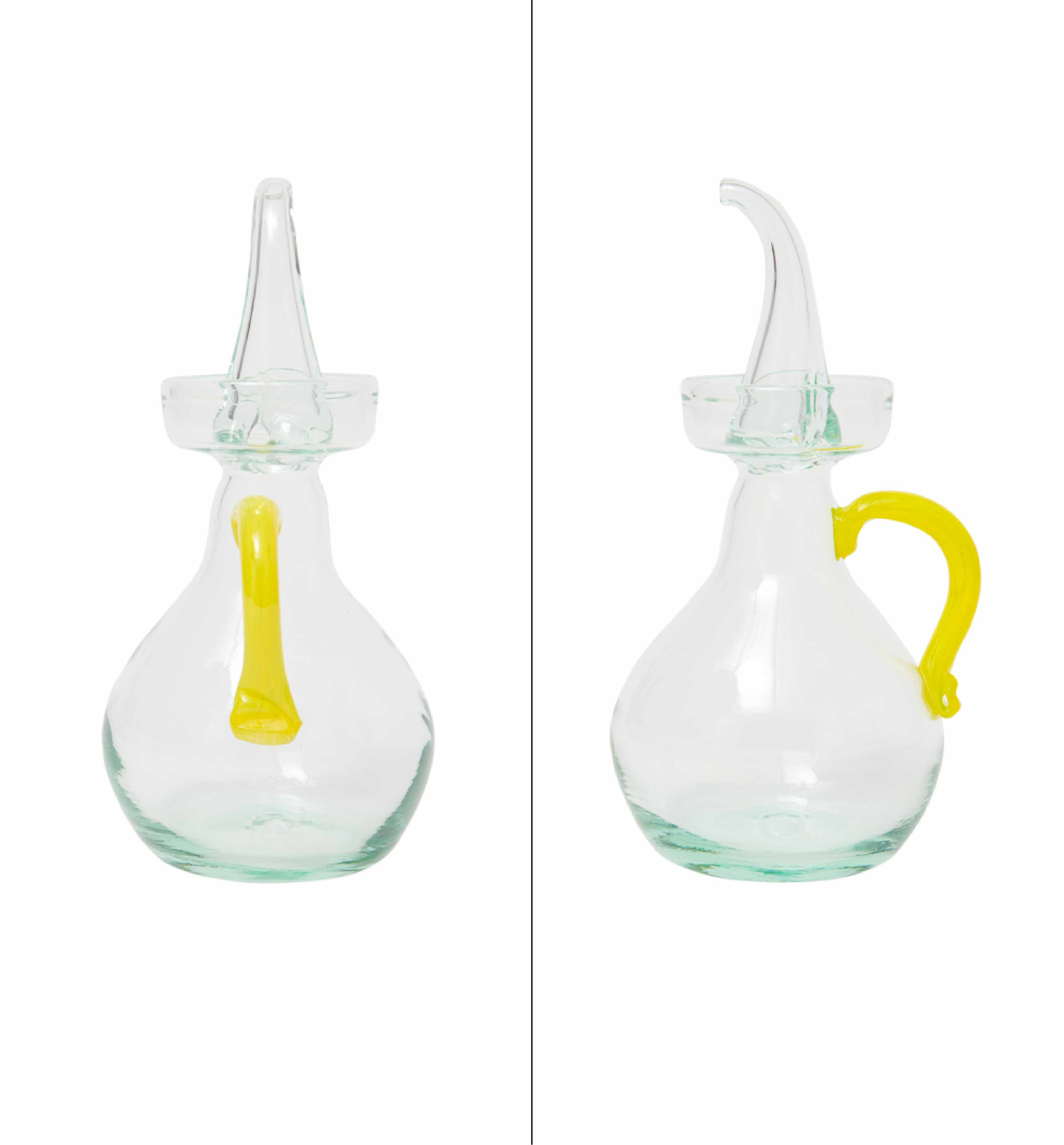 024_OliveCruet_MajorcaGlass-blownglass recicled yellow